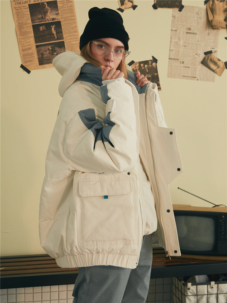 FRLMK男女冬季嘻哈hiphop国潮牌oversize加厚ins/天才/羽绒棉服衣|msdalam kategori Pakaian Lelaki, kapas - dari Buy2taobao.com untuk memberikan perkhidmatan ejen Taobao profesional membeli