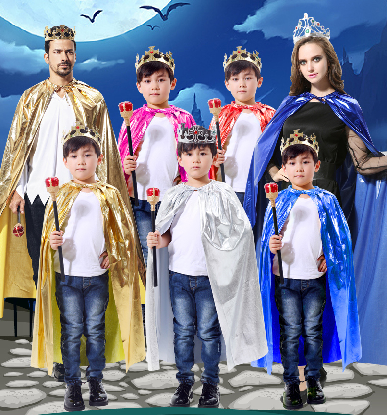 公主王子鬥篷披風服裝扮皇冠權杖兒童節日幼兒學校表演派對道具在類目 模玩/動漫/周邊/cos/桌遊, Cosplay服飾/道具/服務, COSPLAY配件/道具/人偶服中 - 來自Buy2taobao.com提供專業的淘寶代購服務
