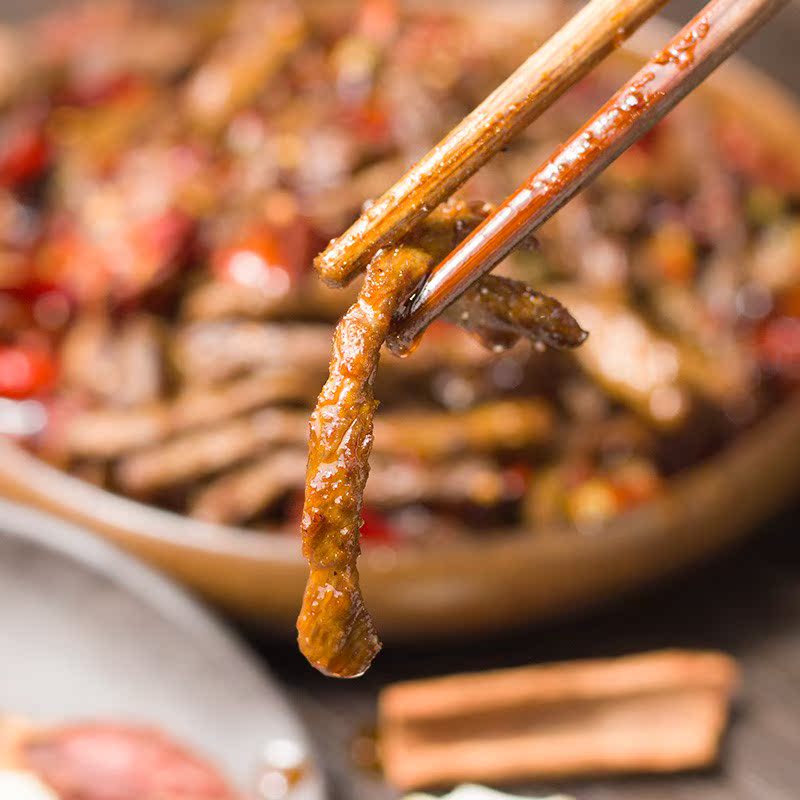 Spicy freshly made!3 bags all shop!snacks fresh Cooked beef spicy fresh vacuumin the Snacks/Nuts/Specialty , Beef jerky/Preserved pork/Lo Snacks , Beef category - from Buy2taobao.com to provide professional Taobao agent buy service