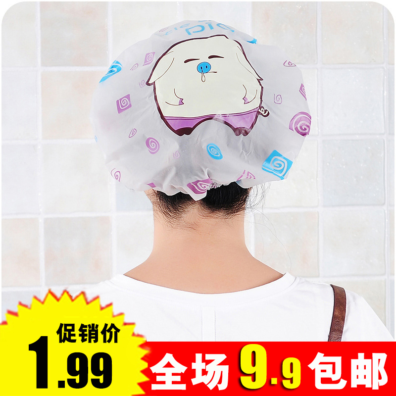 防水浴帽成人沐浴帽女款洗澡头套厨房浴室卫生间炒菜防油烟帽子在类目 家庭/个人清洁工具, 个人洗护清洁用具, 浴帽中 - 来自Buy2taobao.com提供专业的淘宝代购服务