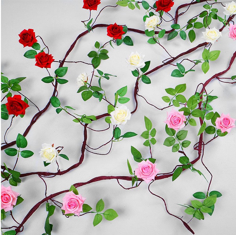 Fake trees Vines Kuteng simulation Rattan Sepak takraw Wall decorate branch Wall hanging Vine Green plant Trunk Style Treein the Festive supplies/Gift , Wedding Themes/Props , Petal/Simulation petals category - from Buy2taobao.com to provide professional Taobao agent buy service