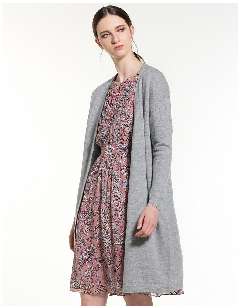 Jesse JESSIE quality goods Autumn Long wool knitting Cardigan 1899 element JFFGM139in the Sportswear/Casual Clothing , Sports sweater/Sweater category - from Buy2taobao.com to provide professional Taobao agent buy service