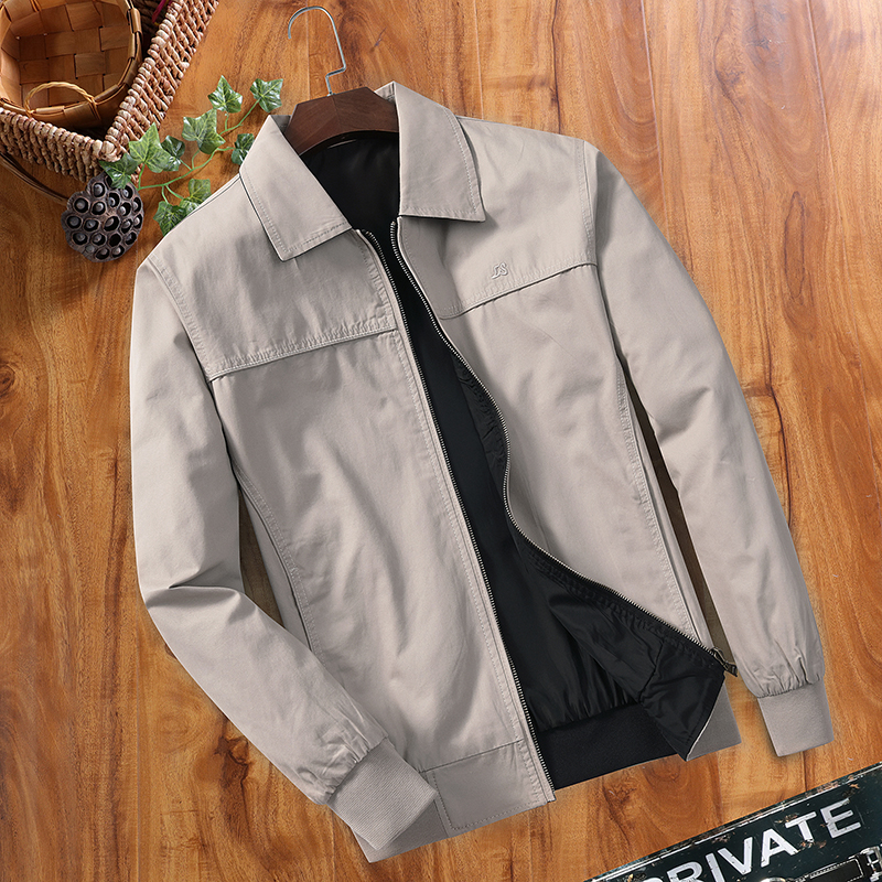 Spring and autumn season middle age man Jacket coat Thin section Middle and old age Dad installed pure cotton Jacket Double face coatin the Men's clothing, Jacket category - from Buy2taobao.com to provide professional Taobao agent buy service