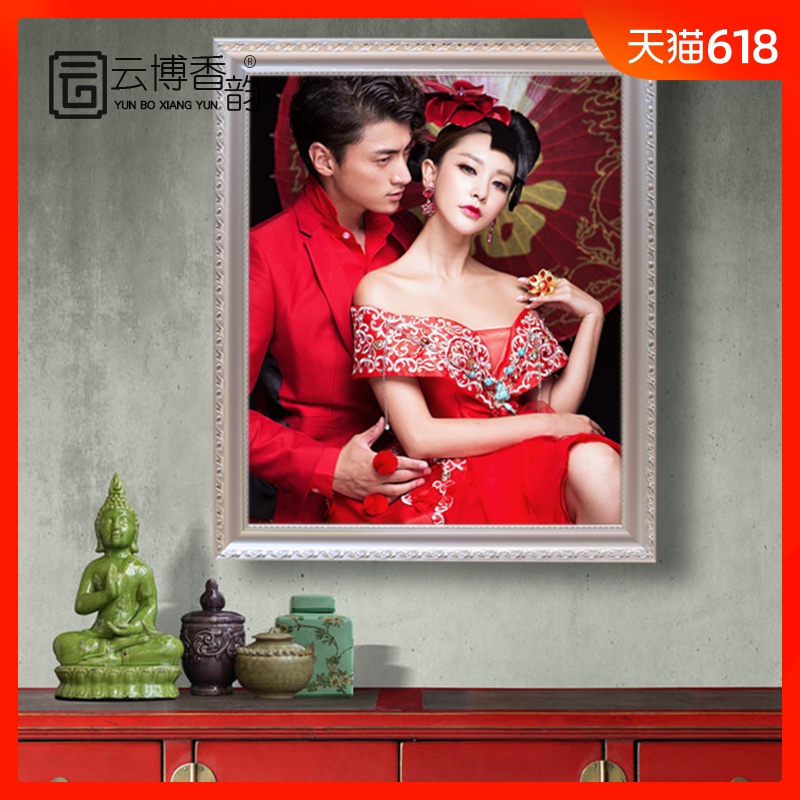 挂墙相框婚纱照画框50*75cm X60 90 70 80 40 30厘米1000片拼图框|msdalam kategori Aksesori rumah, photo Frame/Frame - dari Buy2taobao.com untuk memberikan perkhidmatan ejen Taobao profesional membeli