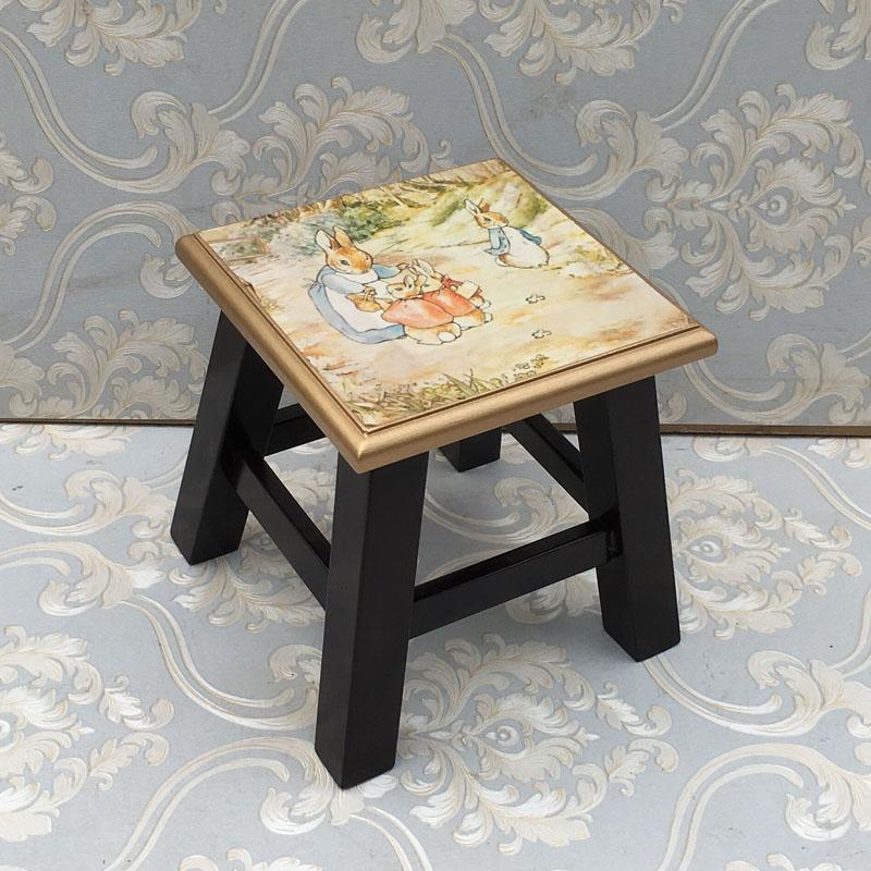 European style IKEA Countryside Zuodeng Real wooden bench Low stool Small Stool Four Fangdeng Special Offerin the Residential furniture , Class Seats , Stools , Other stool category - from Buy2taobao.com to provide professional Taobao agent buy service