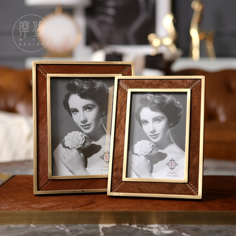 European style Postmodern villa Open Houses Horsehair originality Metal Photo frame Swing sets decorate Photo Frame Decorationin the Home accessories , Frame/Frames category - from Buy2taobao.com to provide professional Taobao agent buy service