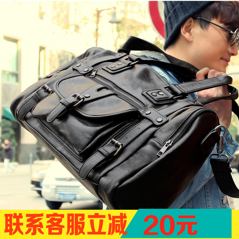 man Leather handbag 2019 new pattern business affairs A business travel Travelling bag Large Messenger One shoulder cowhide Computer Backpackin the Leather/Lady bags/Men's bag, Bag category - from Buy2taobao.com to provide professional Taobao agent buy service