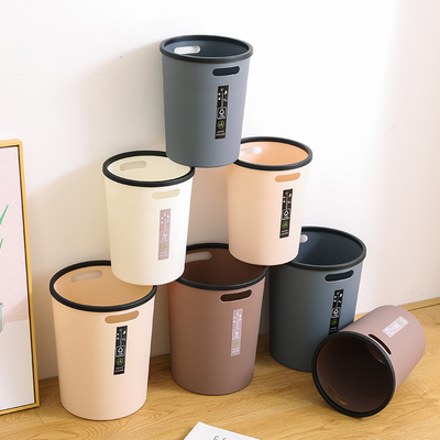 创意家用简约垃圾桶客厅无盖大号塑料纸篓卧室厨房卫生间垃圾分类