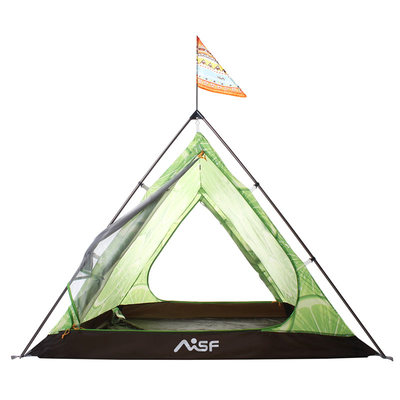 慕山乐窝创意帐篷三角形帐篷绿色简单快速搭建营地帐篷