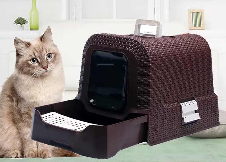 fully enclosed cat toilet send sand shovel pet toilets|ruв категории животное/Животное питание и принадлежностей, кошка/собака красоты уборки, пикап унитаза - от Buy2taobao.com для оказания профессиональной услуги покупки агента Taobao