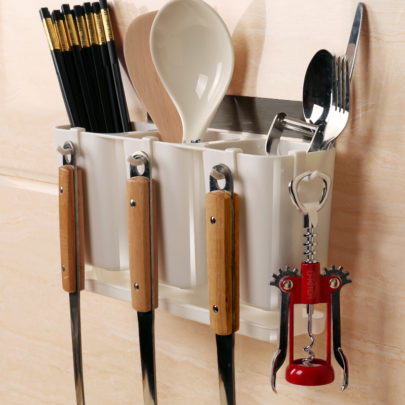 kitchen sucker Chopstick Wall mounted Leachate Chopsticks cage Free punch Chopsticks Box household chopsticks Spoon Storage rackin the Tableware , Tableware , Tableware cage/Shelf category - from Buy2taobao.com to provide professional Taobao agent buy service