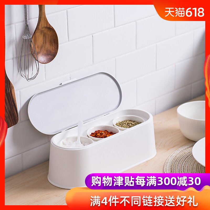 调料盒陶瓷调味罐套装盐罐家用调料罐厨房用品佐料味精盐糖调味盒|msdalam kategori dapur/memasak Appliances, Alat dapur/Penyimpanan dapur, botol penyimpanan/bekas penyimpanan dapur, botol perasa - dari Buy2taobao.com untuk memberikan perkhidmatan ejen Taobao profesional membeli