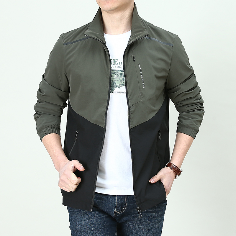 2019新款撞色拼接夹克男士休闲外套春秋宽松男装夏季上衣服男春季|msdalam kategori luar/Mountaineer/Camping/Aksesori perjalanan, pakaian luar, seluar dalam kecemasan, jaket - dari Buy2taobao.com untuk memberikan perkhidmatan ejen Taobao profesional membeli