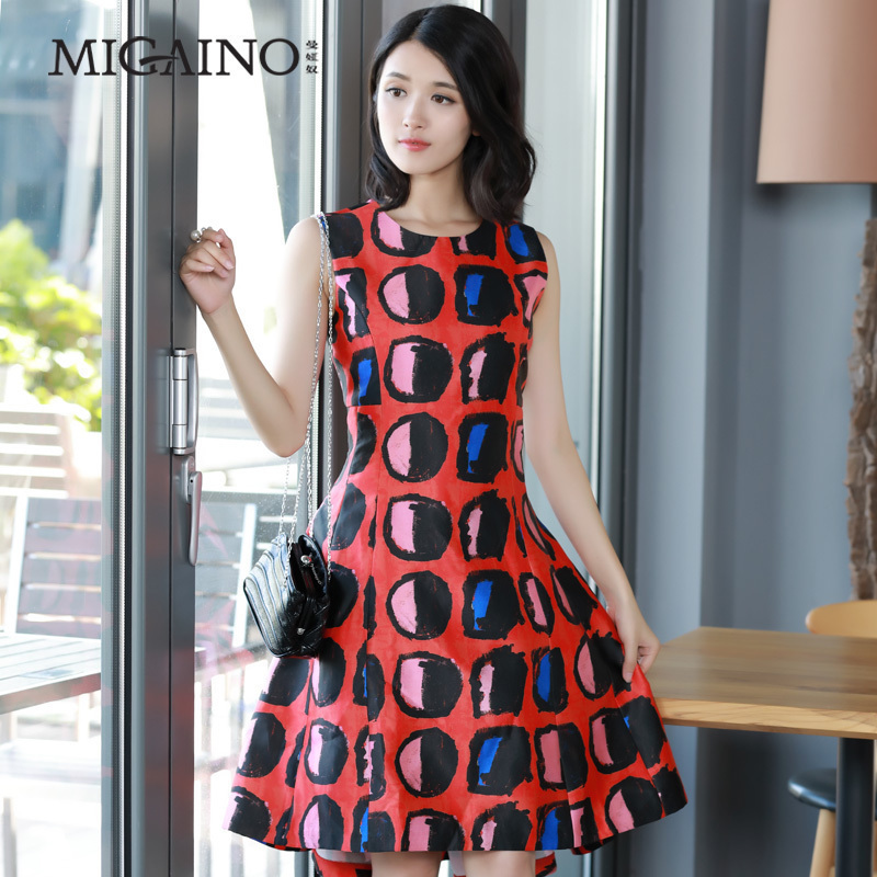 优惠曼娅奴专柜正品2015新款冬装 红花连衣裙 MF4DE081|msdalam kategori sukan/pakaian kasual, skirt, pakaian sukan - dari Buy2taobao.com untuk memberikan perkhidmatan ejen Taobao profesional membeli