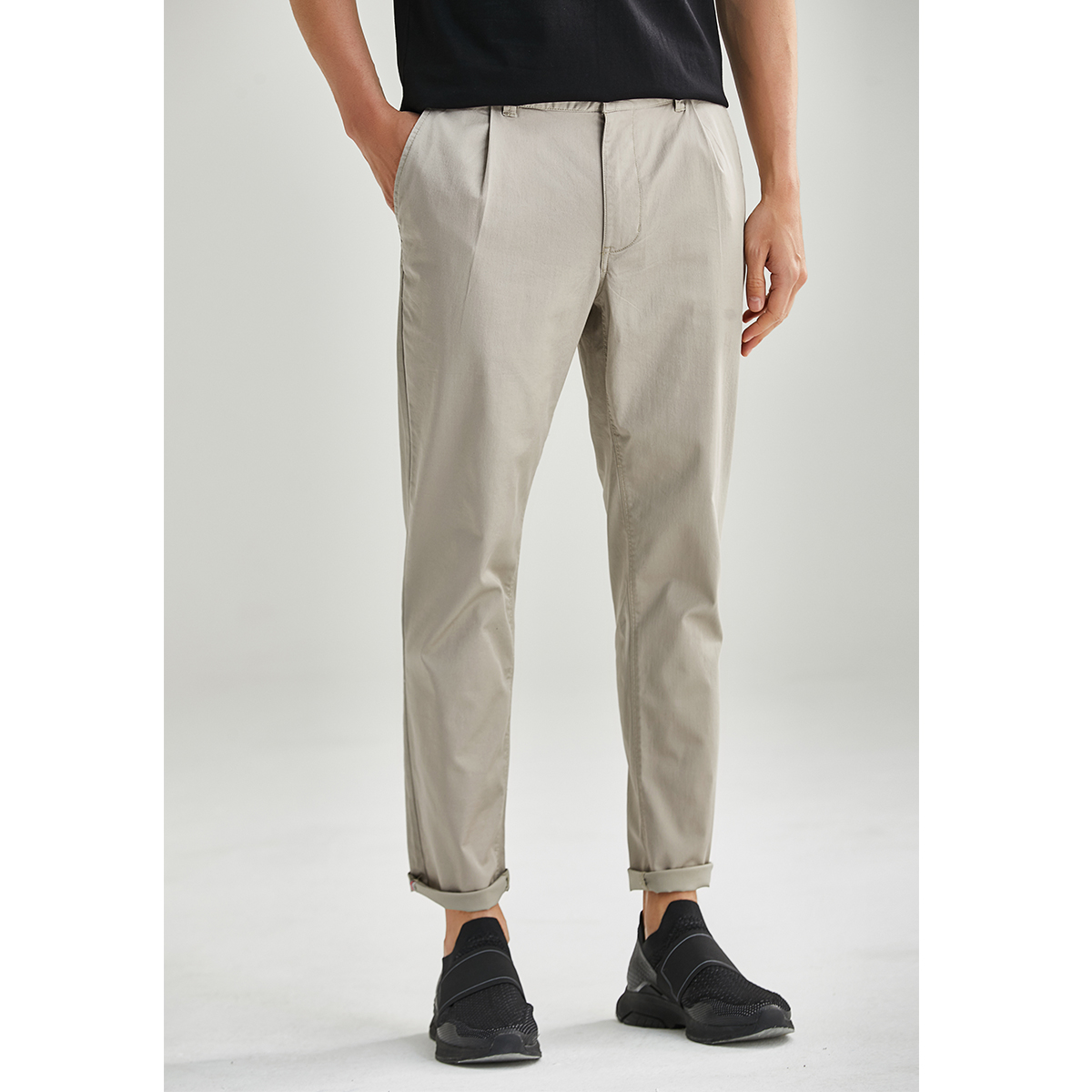 Mr. Cotton Casual pants summer new pattern Stretch cotton Twill Elastic Ninth pants Self cultivation Pencil Pantsin the Men's clothing, Casual pants category - from Buy2taobao.com to provide professional Taobao agent buy service