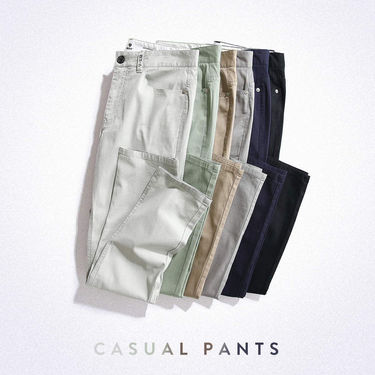 Mr. Cotton Casual pants Spring new pattern Elastic force Two-sided Embroidery Self cultivation trousers Men's trousers Feet trousersin the Men's clothing, Casual pants category - from Buy2taobao.com to provide professional Taobao agent buy service