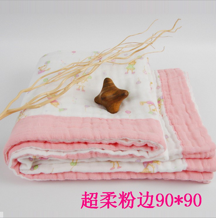 六層純棉紗布抱被新生兒超柔嬰兒水洗浴巾印花新生兒多用毯秋冬在類目 尿片/洗護/餵哺/推車牀, 睡袋/涼蓆/枕頭/牀品, 嬰童抱被/抱毯中 - 來自Buy2taobao.com提供專業的淘寶代購服務