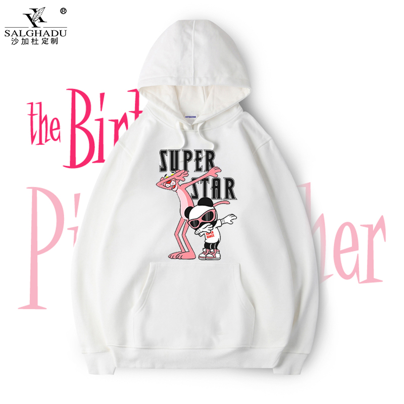 The Pink Panther 2019 new pattern Hooded Long sleeve Cap Sweater Easy bf Shirt lovers ins Tide brand jacketin the Men's clothing, Sweater category - from Buy2taobao.com to provide professional Taobao agent buy service