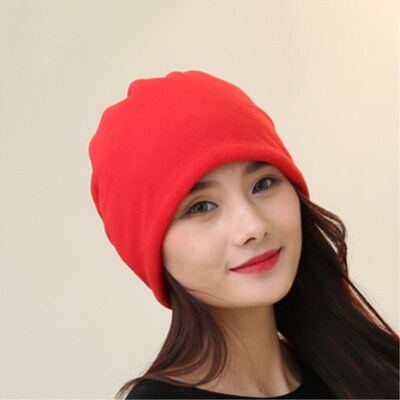 新品抓绒围脖男女套头护脖套户外保暖运动骑行面罩月子多功能帽子