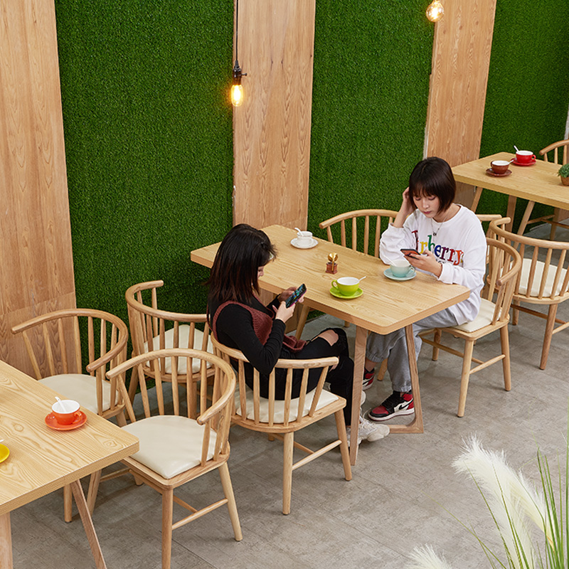 網紅咖啡廳西餐廳休閑區桌椅組合簡約清新甜品奶茶店小吃飯店餐桌在類目 商業/辦公傢俱, 餐飲/烘焙傢俱, 餐檯椅中 - 來自Buy2taobao.com提供專業的淘寶代購服務