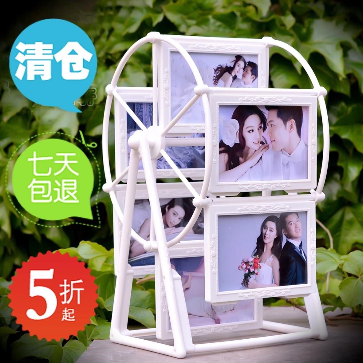 摩天轮摆件旋转创意个性相框大风车相册架摆台韩式创意个性5寸组|ruв категории Домашний быт, рамка/рамка - от Buy2taobao.com для оказания профессиональной услуги покупки агента Taobao