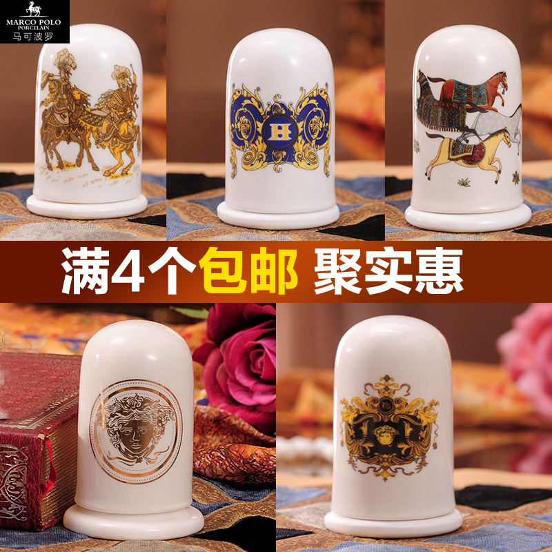 欧式创意高档酒店家用陶瓷牙签筒马牙签盅创意餐桌摆件在类目 收纳整理, 家庭收纳用具, 收纳罐, 牙签筒中 - 来自Buy2taobao.com提供专业的淘宝代购服务