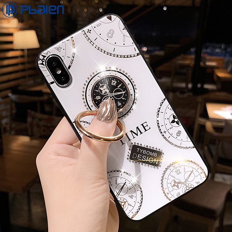 Pbaien苹果x手机壳7plus个性创意iphoneXR全包防摔xs保护套奢华水钻6sP网红女款XSmax硅胶软壳8x指环支架潮牌|ruв категории Цифровые аксессуары, аксессуары для мобильных телефонов, телефон защитный кожух/оболочка - от Buy2taobao.com для оказания профессиональной услуги покупки агента Taobao