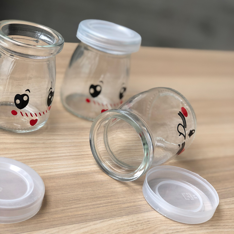 布丁瓶 布丁杯 慕斯杯 酸奶瓶 耐高温 100ml 含盖子|ruв категории посуда, посуда, бутылка/цистерна - от Buy2taobao.com для оказания профессиональной услуги покупки агента Taobao