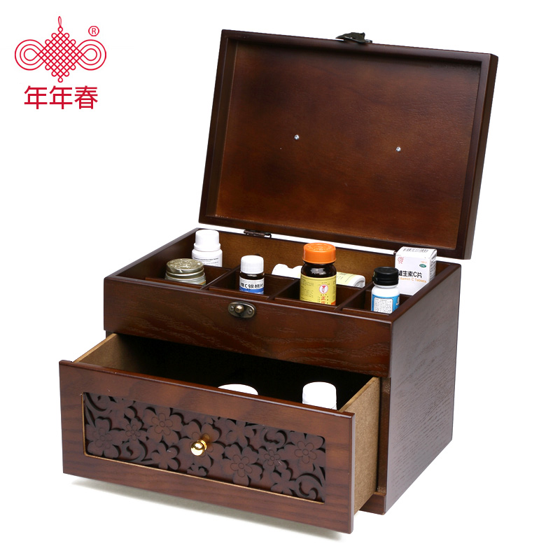 複古家庭用醫藥箱家庭多層小藥箱急救箱醫療箱全套應急薬品醫要箱在類目 收納整理, 家庭收納用具, 儲物箱, 醫藥箱中 - 來自Buy2taobao.com提供專業的淘寶代購服務