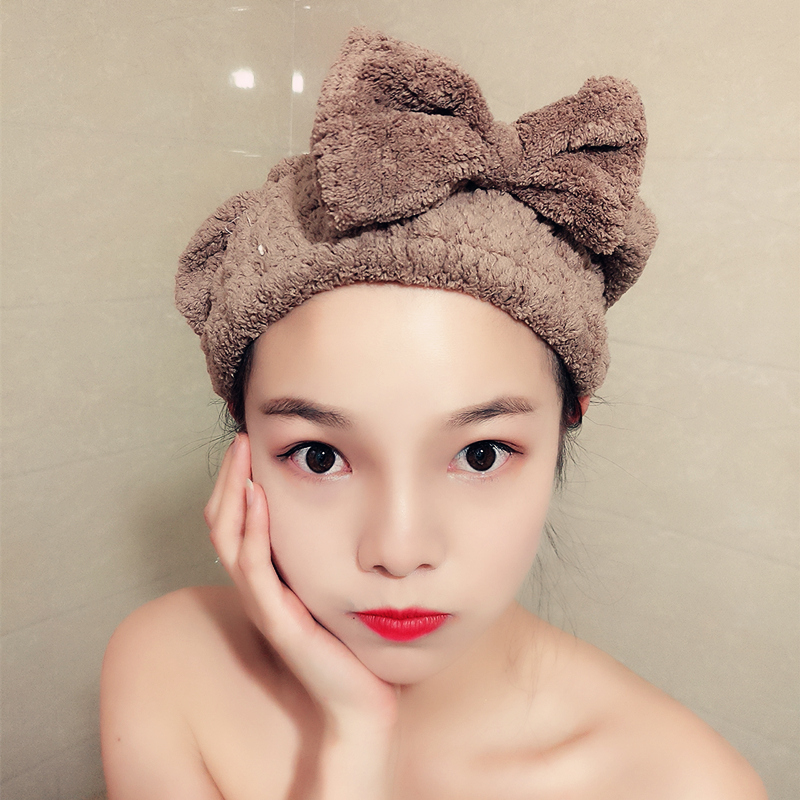 創意幹發帽加厚浴帽珊瑚絨強吸水快速幹成人長發幹發巾女士包頭巾在類目 家庭/個人清潔工具, 個人洗護清潔用具, 幹發帽中 - 來自Buy2taobao.com提供專業的淘寶代購服務