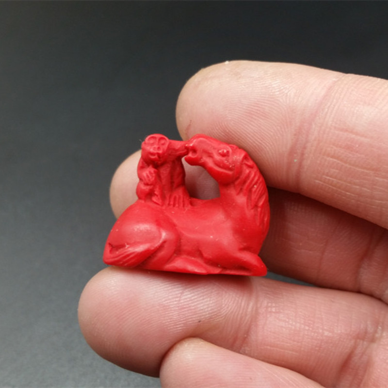 high-grade exquisite Cinnabar Right off Monkey Pendant Chicken blood Cinnabar Zodiac parts Pendant Jade Pendantin the Accessories/Fashion Jewelry, Pendant/Pendant category - from Buy2taobao.com to provide professional Taobao agent buy service