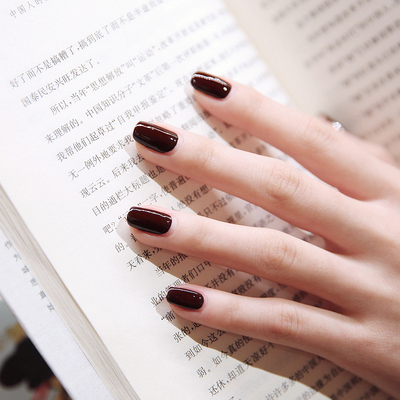 指甲油女美甲专用可撕拉免烤快干持久网红款流行秋冬色系套装非胶