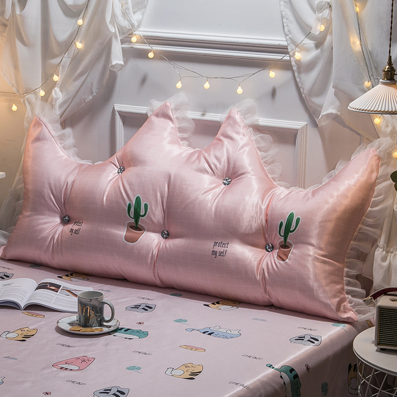 summer Bedside Cushion Princess Bed Soft roll Ice silk seats backrest Washable sofa Pillow Backrest pad Waist protectionin the Home Fabric , Pillow/Pillow category - from Buy2taobao.com to provide professional Taobao agent buy service