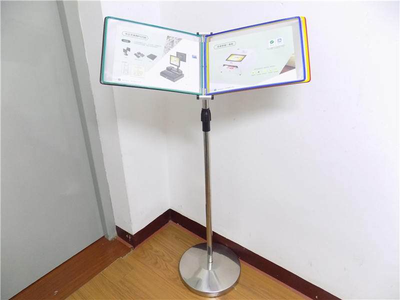 A4落地式横向展示文件夹 5页立式升降资料展示架翻页车展广告牌|ruв категории электронный словарь/электрический бумажных книг/канцелярские принадлежности, получать/выставка товаров, папки - от Buy2taobao.com для оказания профессиональной услуги покупки агента Taobao