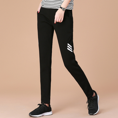 春夏秋冬四季款厚款薄款运动裤女纯棉透气卫裤黑色长裤休闲女裤子