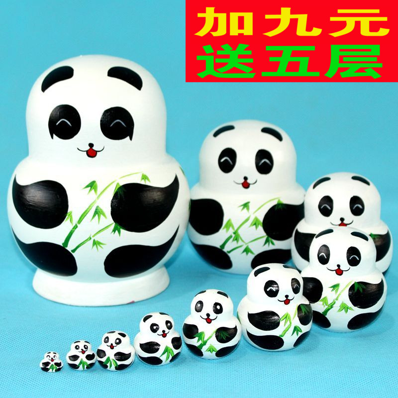 俄罗斯套娃正品 抖音爆款十层纯手工熊猫套娃10层儿童益智201|msdalam kategori Ciri-ciri kraftangan, Crafts luar negara, istimewa Rusia - dari Buy2taobao.com untuk memberikan perkhidmatan ejen Taobao profesional membeli