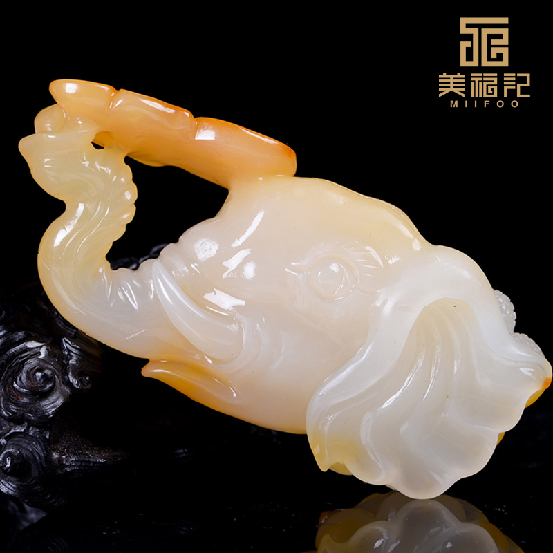 美福記天然黃龍玉山筋老料俏色吉祥如意-大象手把件手玩件1940#*在類目 珠寶/鑽石/翡翠/黃金, 其他天然玉石, 其他中 - 來自Buy2taobao.com提供專業的淘寶代購服務