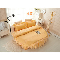 圆床床裙圆形床-\/2.2m床垫保护套床品欧式圆床