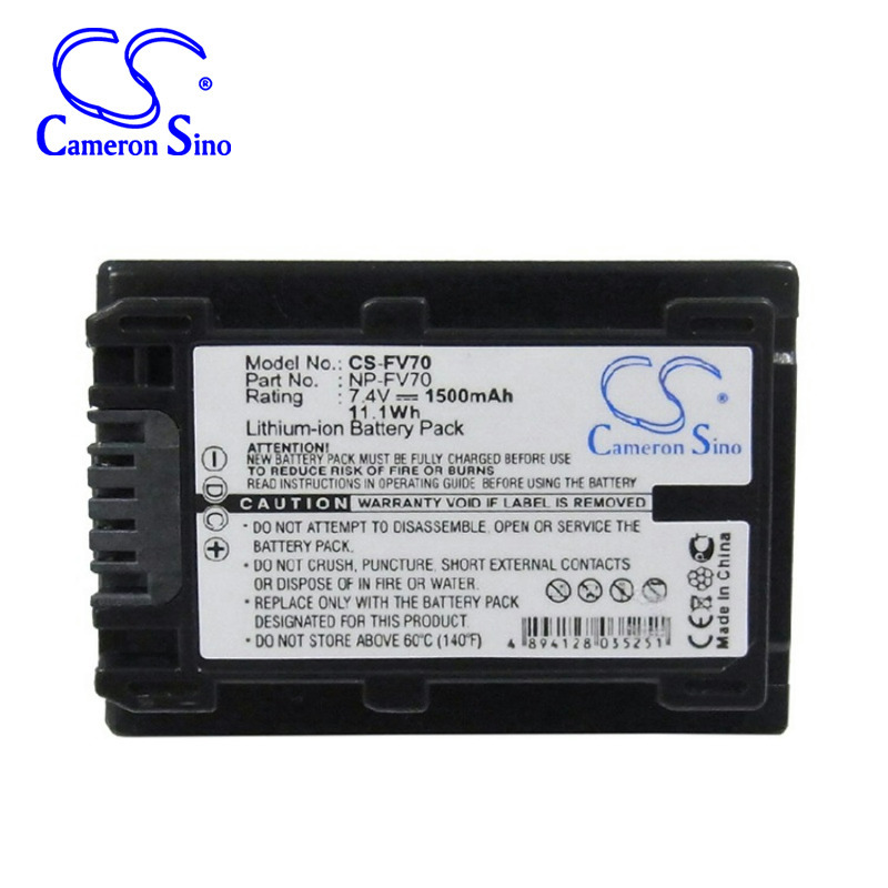 CameronSino相机电池NP-FV70适用DCR-SR68 SR68E SR78 CX110|ruв категории Цифровые аксессуары, сухая батарея/зарядка батареи/костюм, универсальная зарядка аккумулятора костюм - от Buy2taobao.com для оказания профессиональной услуги покупки агента Taobao