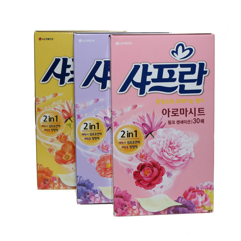 新包装韩国原装进口日用品 韩国LG柔顺纸 LG柔顺剂,超值30抽在类目 洗护清洁剂/卫生巾/纸/香薰, 衣物清洁剂/护理剂, 衣物柔顺剂中 - 来自Buy2taobao.com提供专业的淘宝代购服务