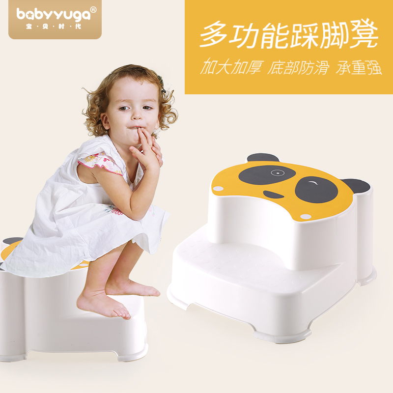 儿童垫脚凳 幼儿踩脚凳 可爱防滑登高台阶梯凳卫生间漱脸洗手凳子在类目 尿片/洗护/喂哺/推车床, 儿童房/桌椅/家具, 儿童椅中 - 来自Buy2taobao.com提供专业的淘宝代购服务
