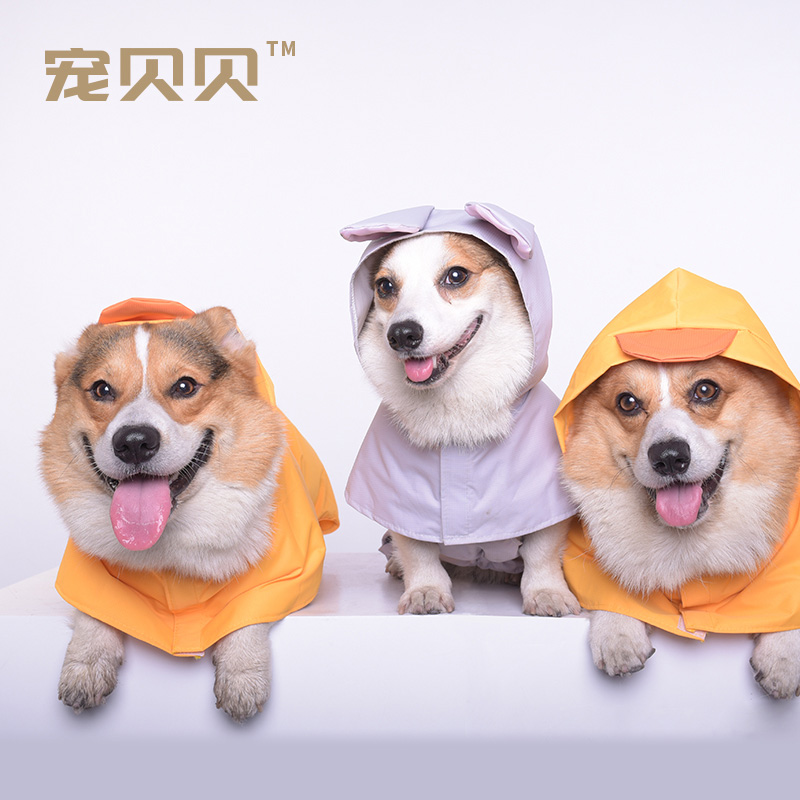 宠贝贝宠物防水衣服短腿柯基雨衣中小型犬衣服小黄鸭兔子可爱斗篷在类目 宠物/宠物食品及用品, 宠物服饰及配件, 宠物服装/雨衣中 - 来自Buy2taobao.com提供专业的淘宝代购服务
