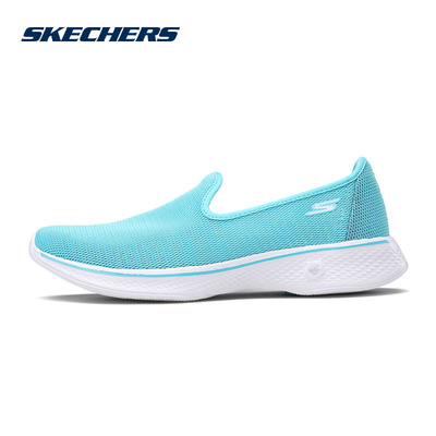 Skechers斯凯奇女鞋GO WALK4网眼透气健步鞋 休闲运动鞋 14906