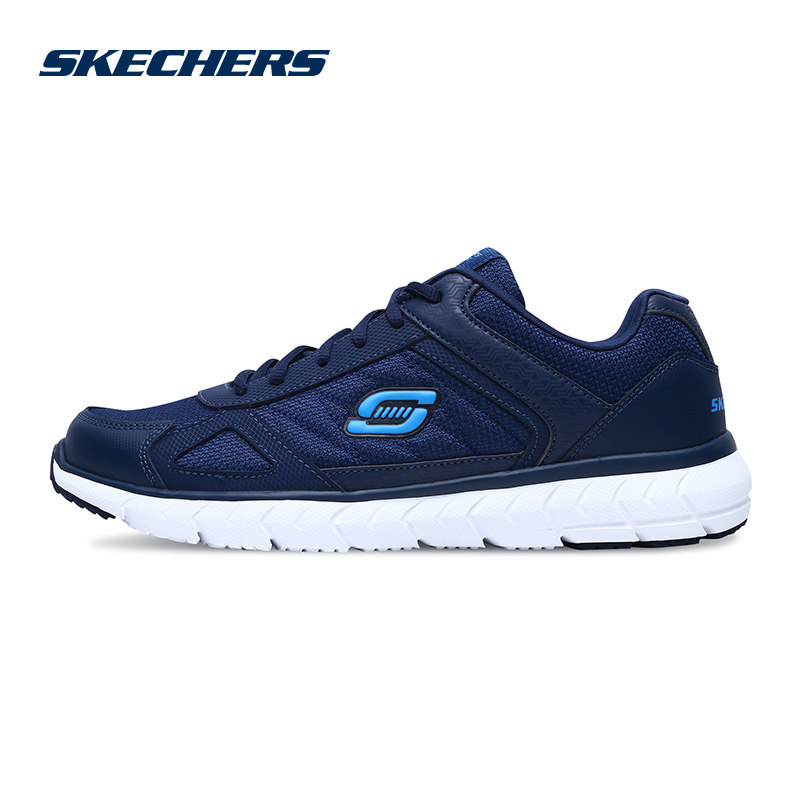 Skechers斯凯奇男子新款网布软底休闲鞋 轻质减震运动鞋999743