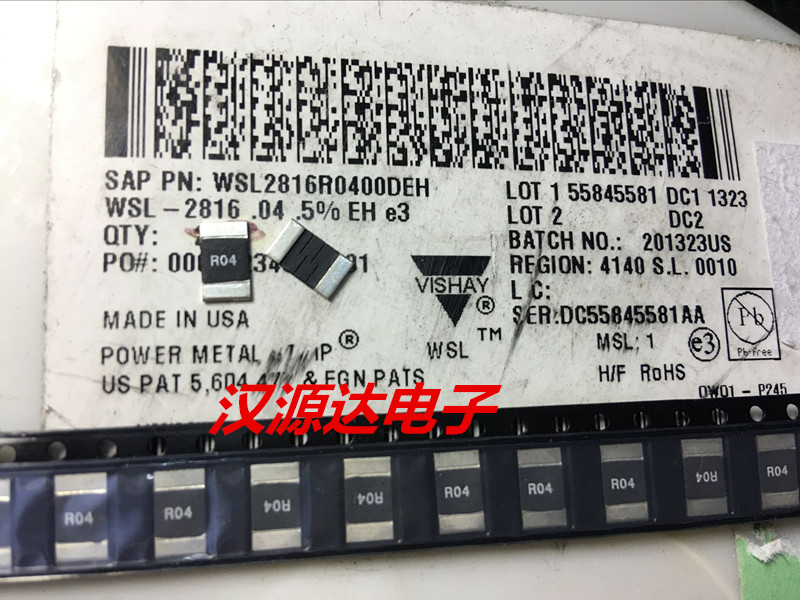 WSL2816R0400DEH Patch alloy resistance 2816 R040 0.04R 40 Milliohms 0.5% 2Win the Audio appliances , Video Appliance Parts , hifi Audio Accessories , Resistance category - from Buy2taobao.com to provide professional Taobao agent buy service