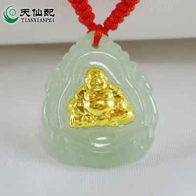 開光緬甸翡翠佛金鑲玉小佛觀音挂件金鑲玉小佛觀音吊墜送國檢證書在類目 珠寶/鑽石/翡翠/黃金, 翡翠(新), 其他中 - 來自Buy2taobao.com提供專業的淘寶代購服務