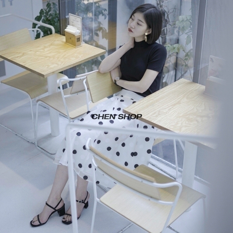 CHENSHOP MAISON BLANCHE黑白波点多层多裁片半身大摆长纱裙2018在类目 女装/女士精品, 半身裙中 - 来自Buy2taobao.com提供专业的淘宝代购服务