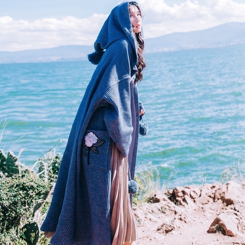 Lazy sweater Cardigan coat Autumn and winter new pattern Sweater Outside the ride Easy have more cash than can be accounted for travel clothes literaturein the Women's clothing/Boutique , Wool sweater category - from Buy2taobao.com to provide professional Taobao agent buy service
