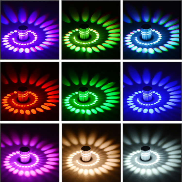 led Aluminum material Spiral Wall lamp originality 3W Club Hotel KTV Atmosphere lamp bar Aisle Wall lamp Corridor Porch lightsin the Decoration main material , Lamps , Wall lamp category - from Buy2taobao.com to provide professional Taobao agent buy service