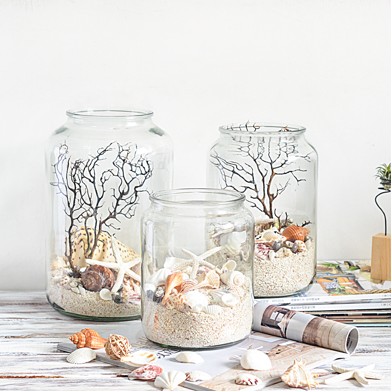 Northern Europe Jewelry Creative home Mediterranean style decorate Decoration indoor Conch shell Glass Arts and Craftsin the Home accessories , Decoration category - from Buy2taobao.com to provide professional Taobao agent buy service